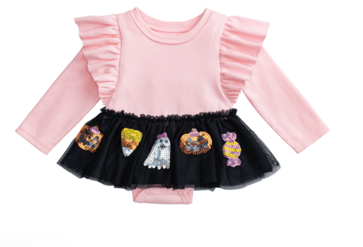 Halloween Tutu Baby Crawler