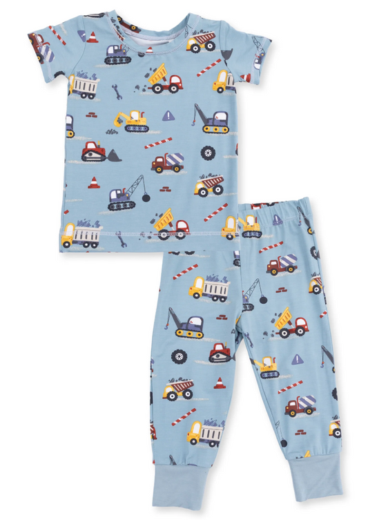 Crayon Construction - Short Sleeve Loungewear Set