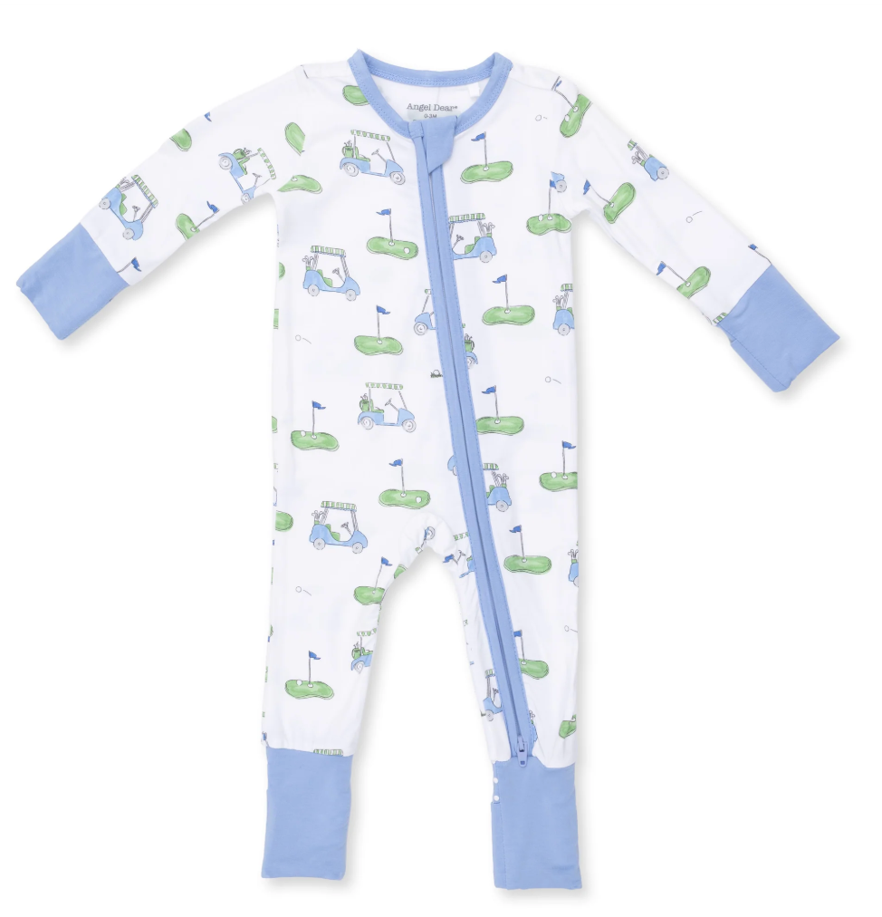 Golf Carts Blue - Convertible Romper