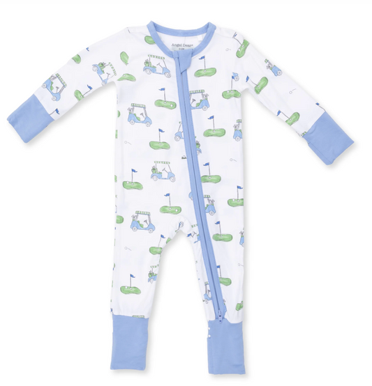 Golf Carts Blue - Convertible Romper