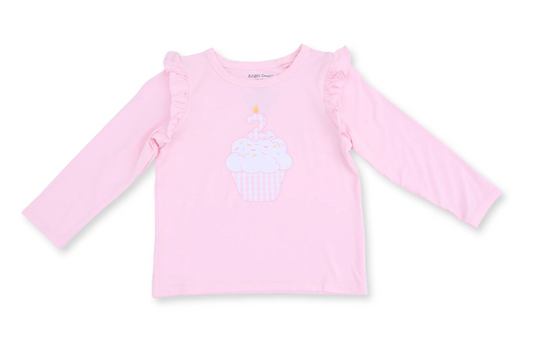2nd Birthday - Long Sleeve Ruffle Shirt