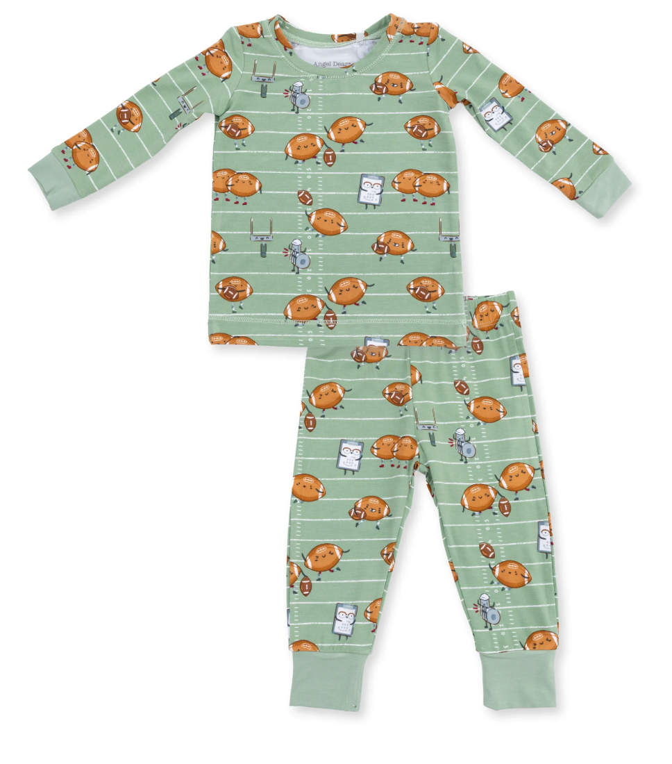 Footballs Playing Football - Long Sleeve Loungewear Set