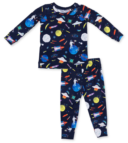 Astronaut and Rockets - Long Sleeve Loungewear Set