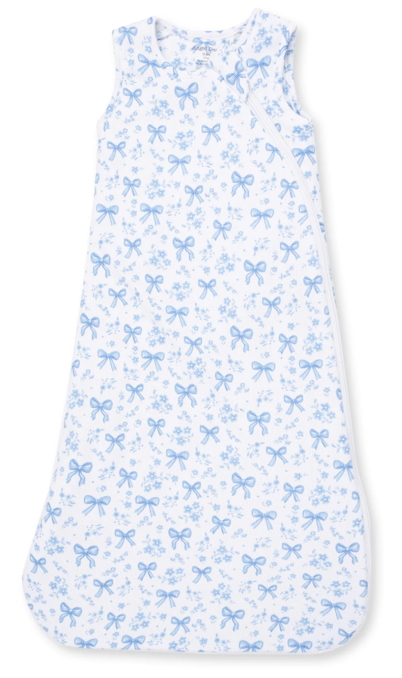 Blue Bows and Flowers - Sleep Bag