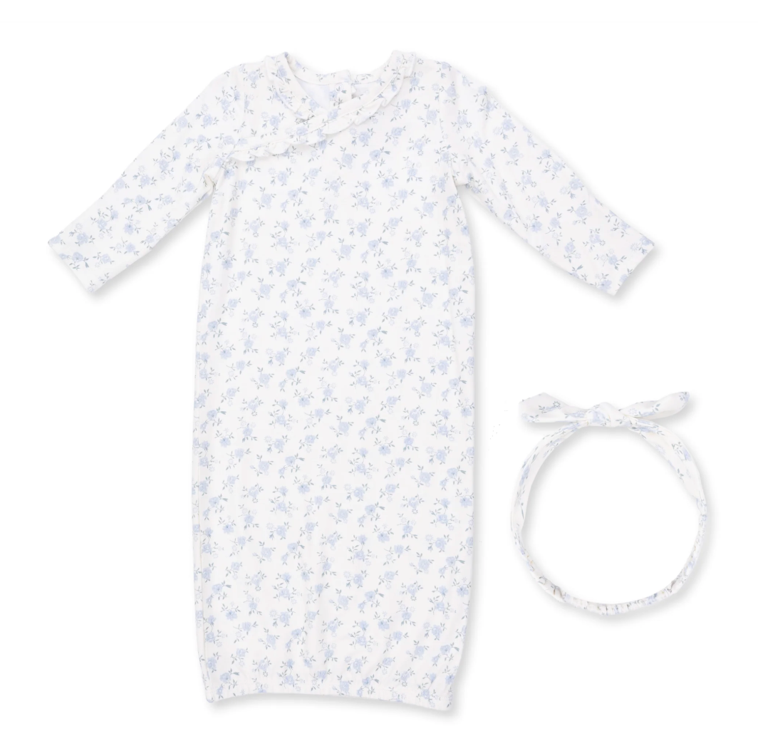 Rose Briar  Kimono Gown and Knot Headband