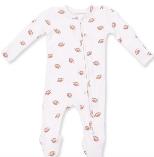 Mini Footballs  2 Way Zipper Footie