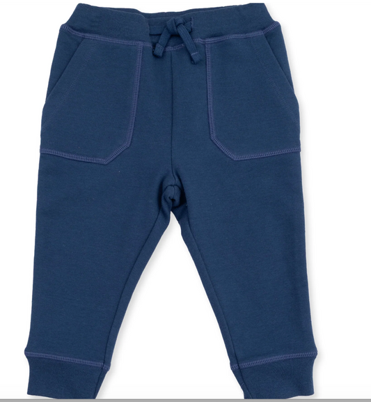 Solid Insignia Blue  Jogger Pant