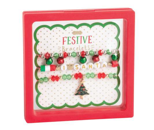 Holiday Beaded Bracelets