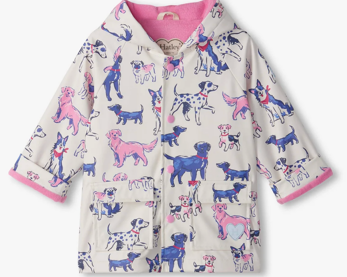 Little Pups Snap Rain Coat