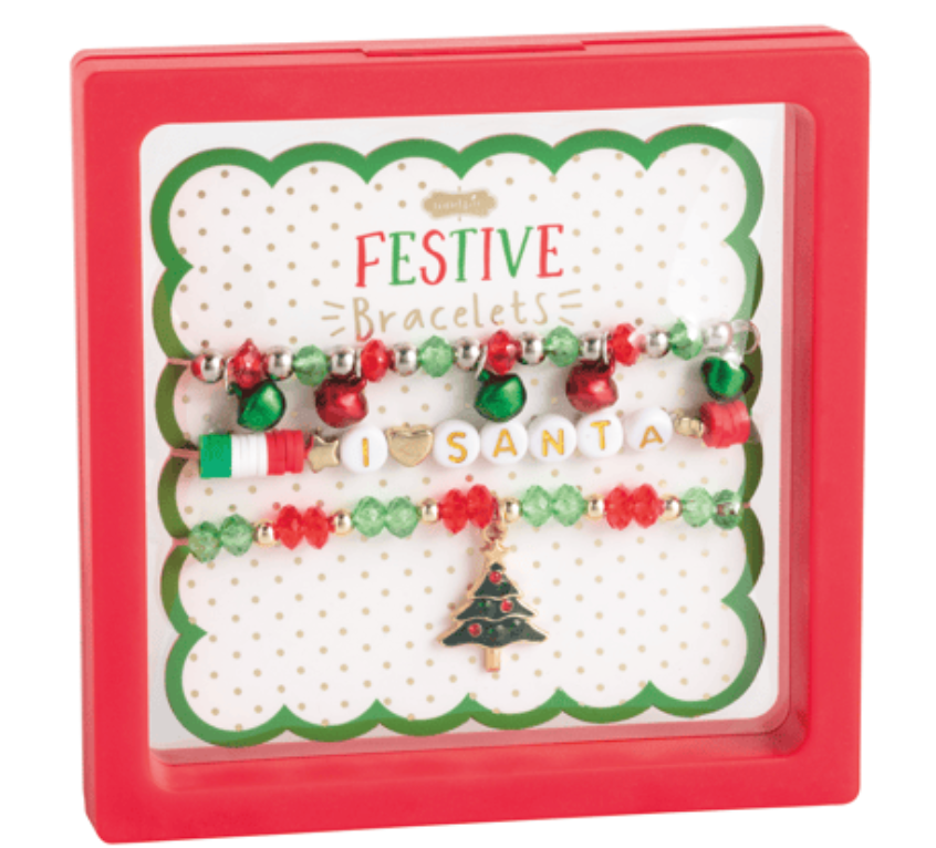 Christmas Beaded Bracelets