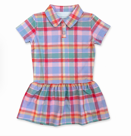 Ali Dress - Rosette Plaid