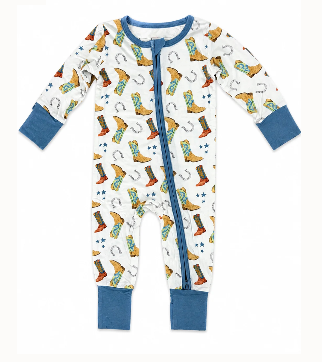Zipper Romper Blue - Boots