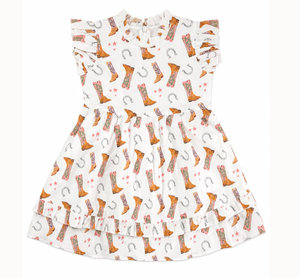 Chandler Dress - Pink Boots