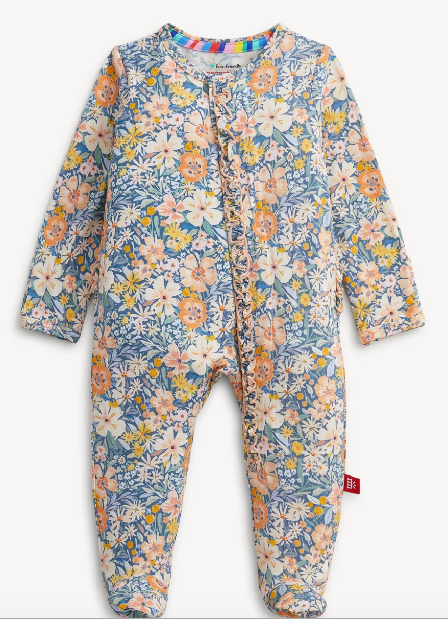 Flora Magnetic Modal Ruffle Footie
