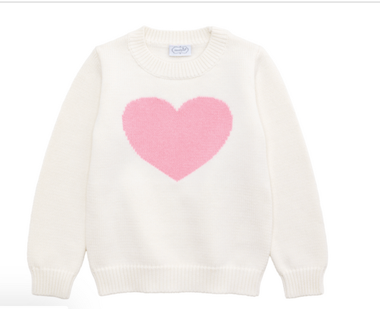 Pink Heart Sweater