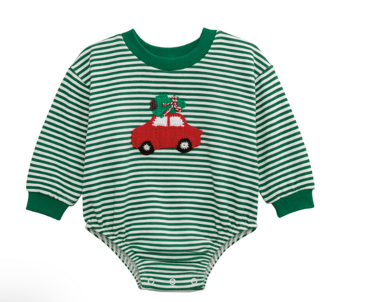Crochet Car Baby Sweatshirt Bubble