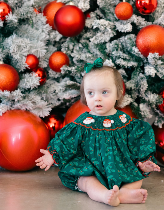 Holly santa bubble