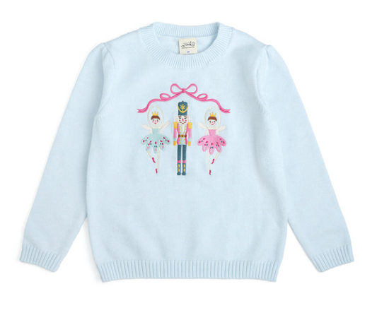 Nutcracker Embroidered Christmas Sweater