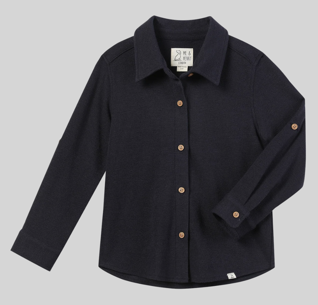 COLUMBIA Navy Jersey Shirt
