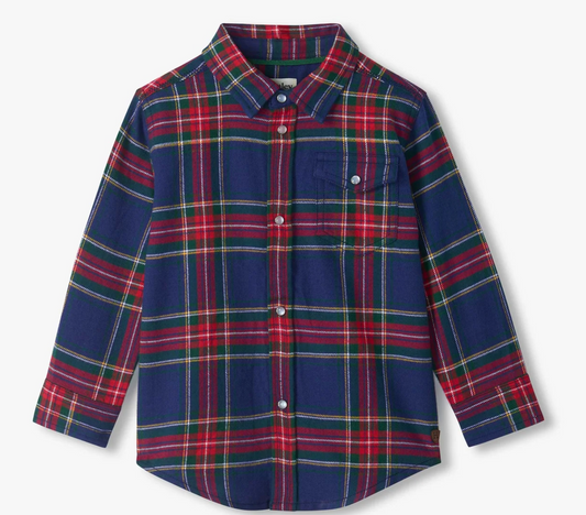 Classic Plaid Button Down Shirt