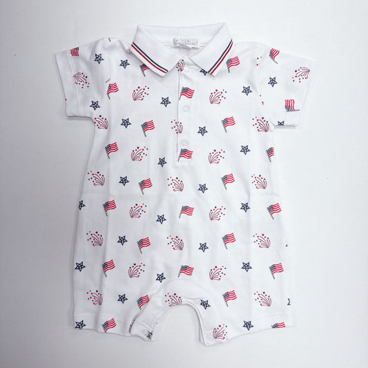 Star Spangled Spirit Short Playsuit