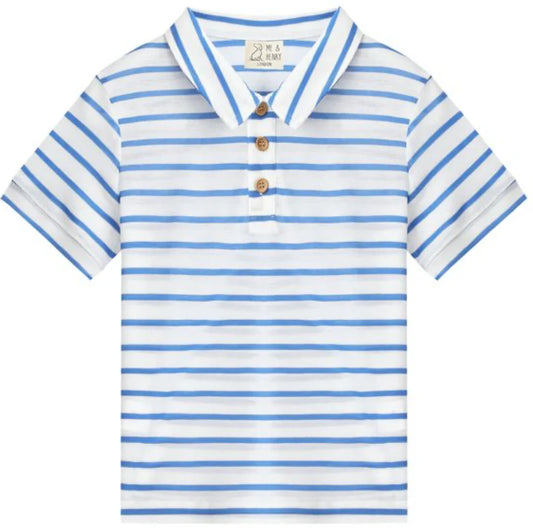 Starboard Polo - Royal Stripe