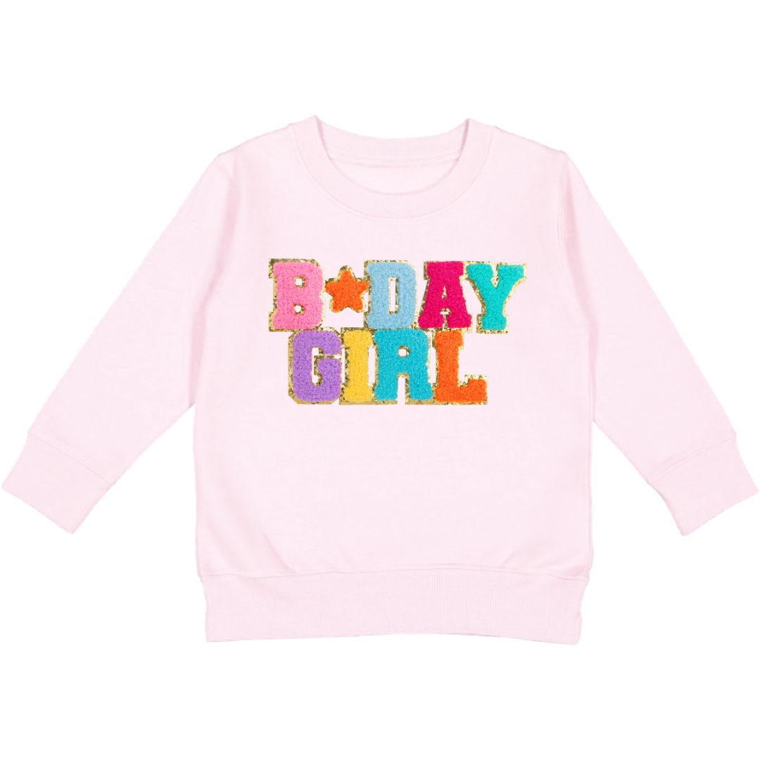 Birthday Girl Patch Sweatshirt