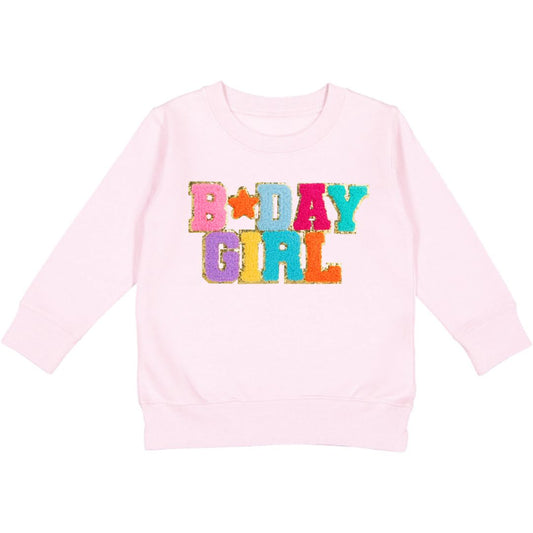 Birthday Girl Patch Sweatshirt