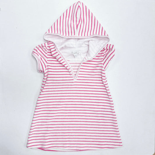 Terry Cover Up - Pink Stripe