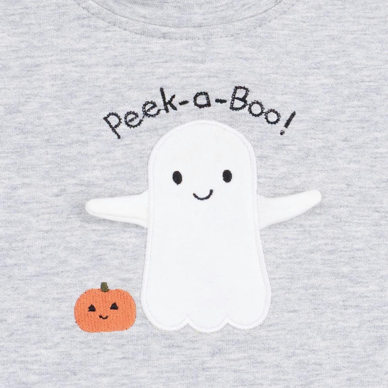 Ghosts Grey- drop sleeve sweatshirt