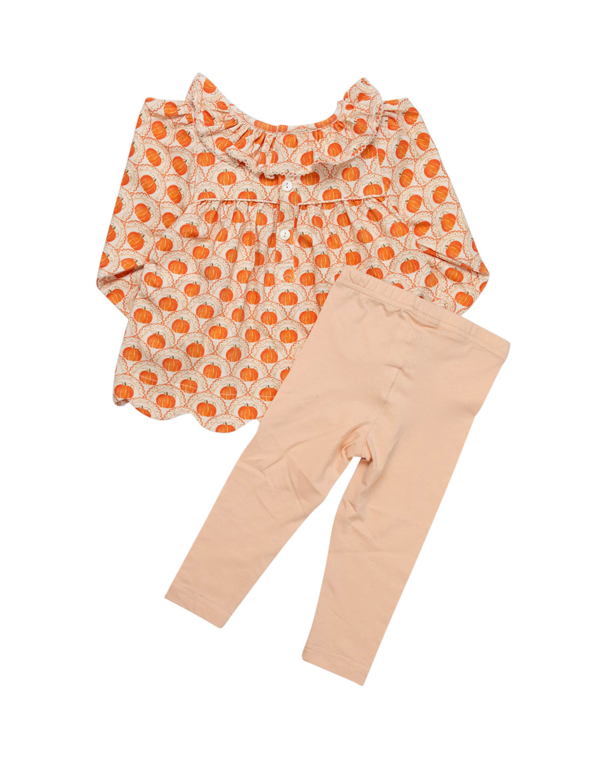 Scalloped Pumpkins Legging Set
