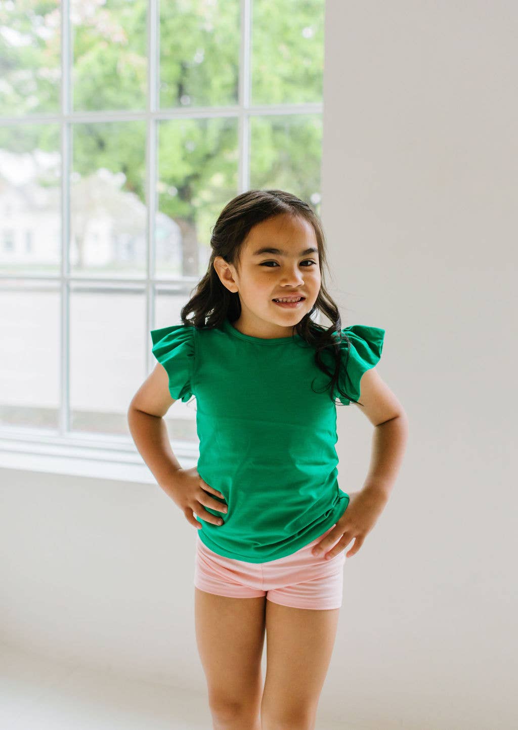 Flutter Tee in Green | Summer 26 delivery