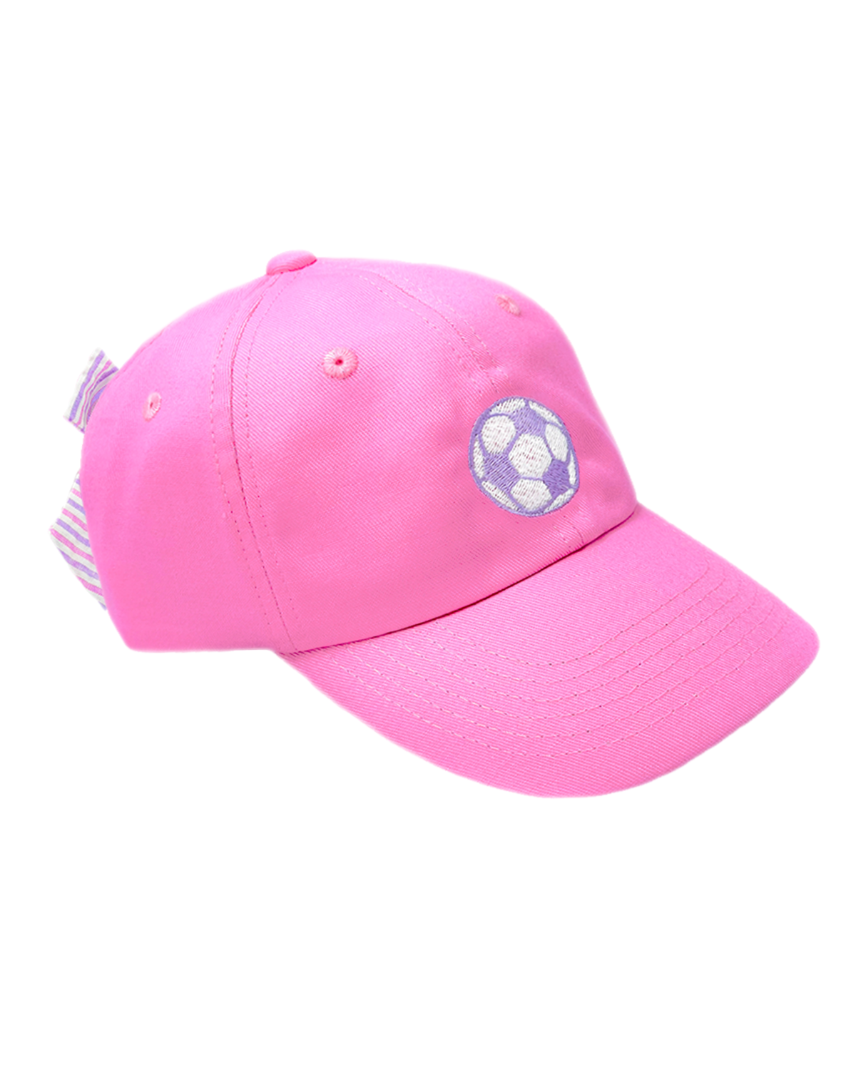 Soccer Bow Baseball Hat (Youth)