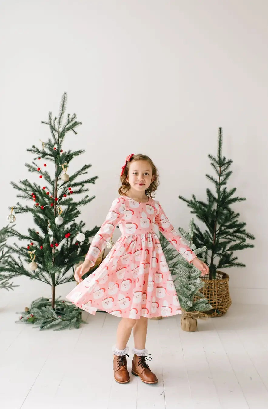 Gwendolyn Dress in Santa Cocoa | Christmas Dress