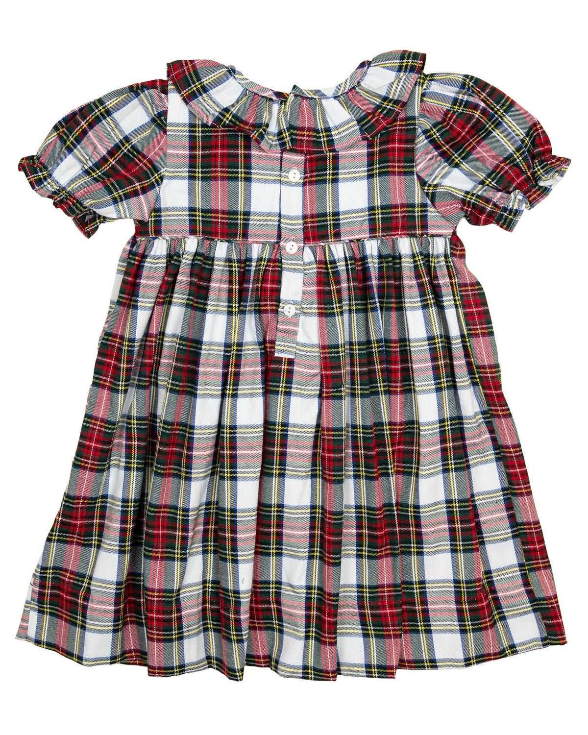 Highland Holiday Plaid Smocked Dress