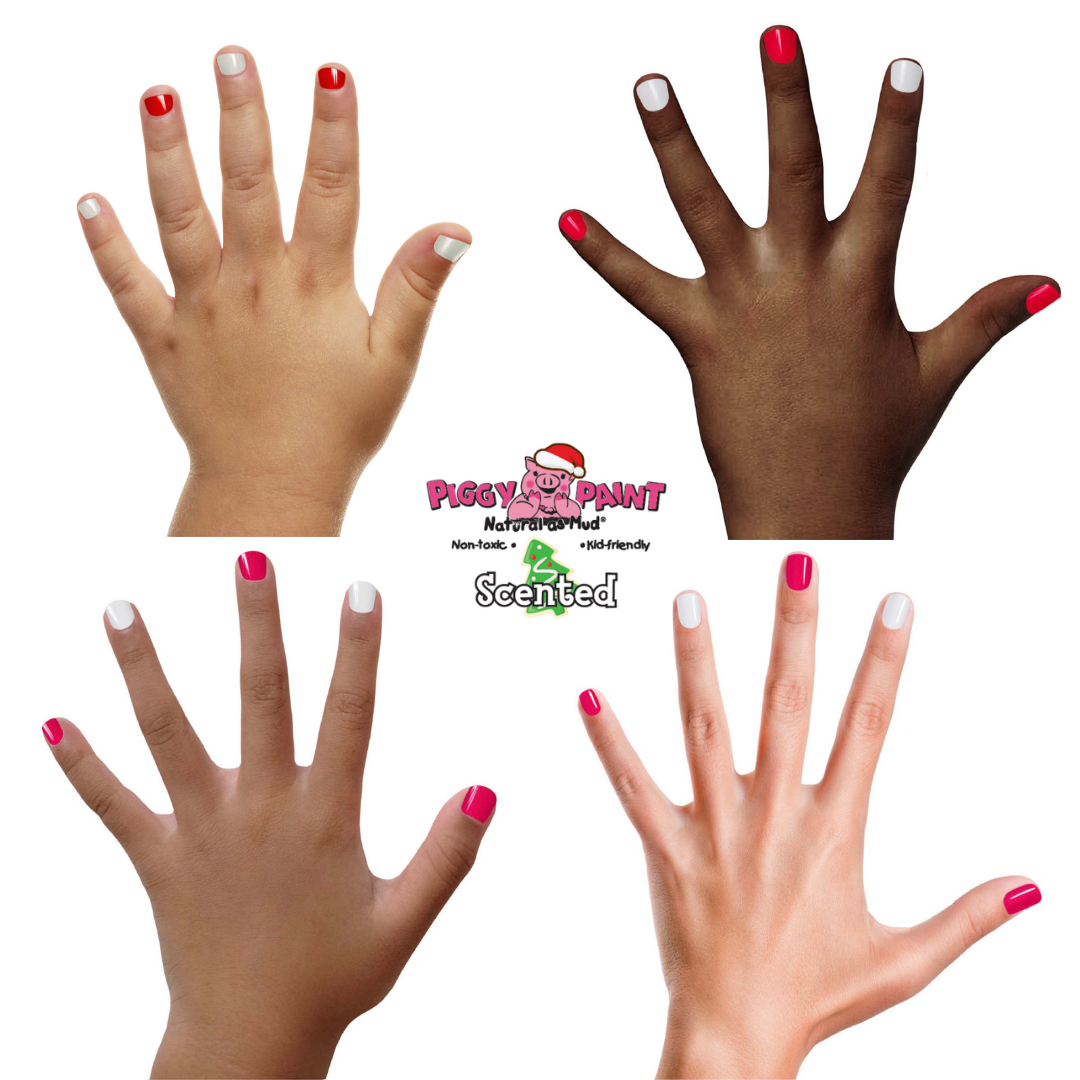 Scented Candy Cane Craze Non-Toxic Kids Nail Polish