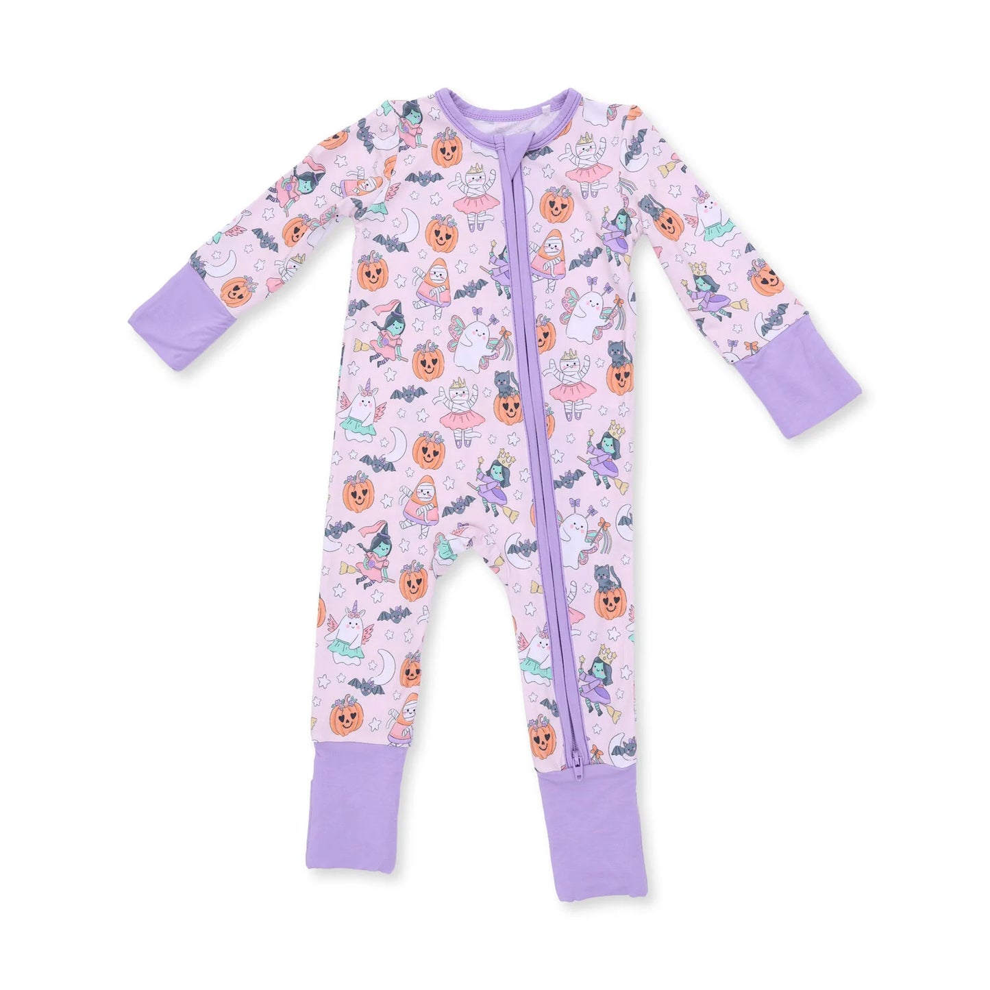 Halloween Monster pink Romper