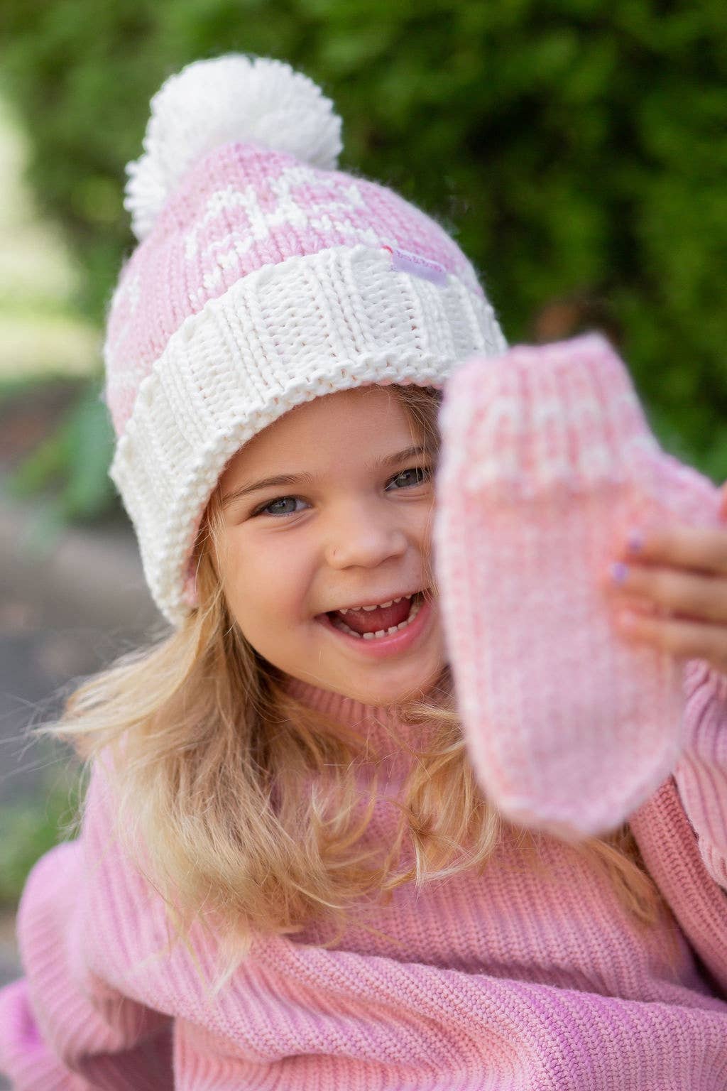 Bows Bobble Hat (Baby, Toddler, Kid)