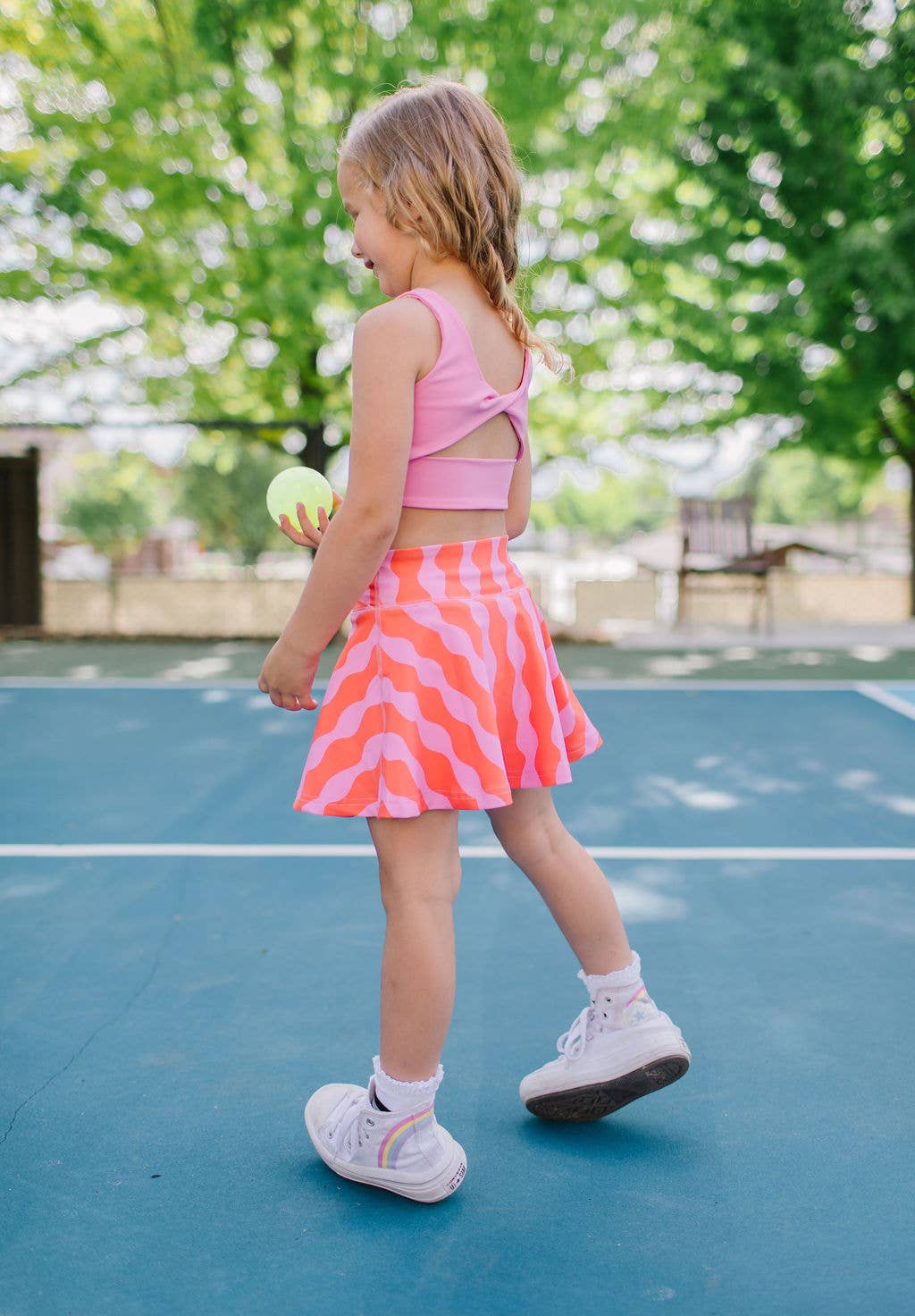 Ashlyn Athletic Set in Carnation Crinkle