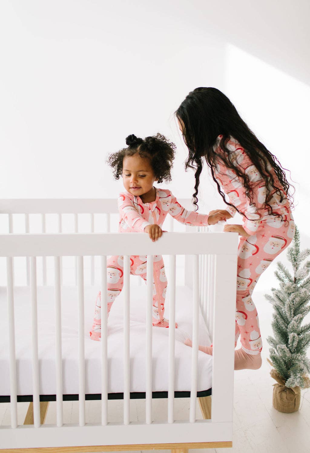 2 piece Bamboo Pajama in Santa Cocoa