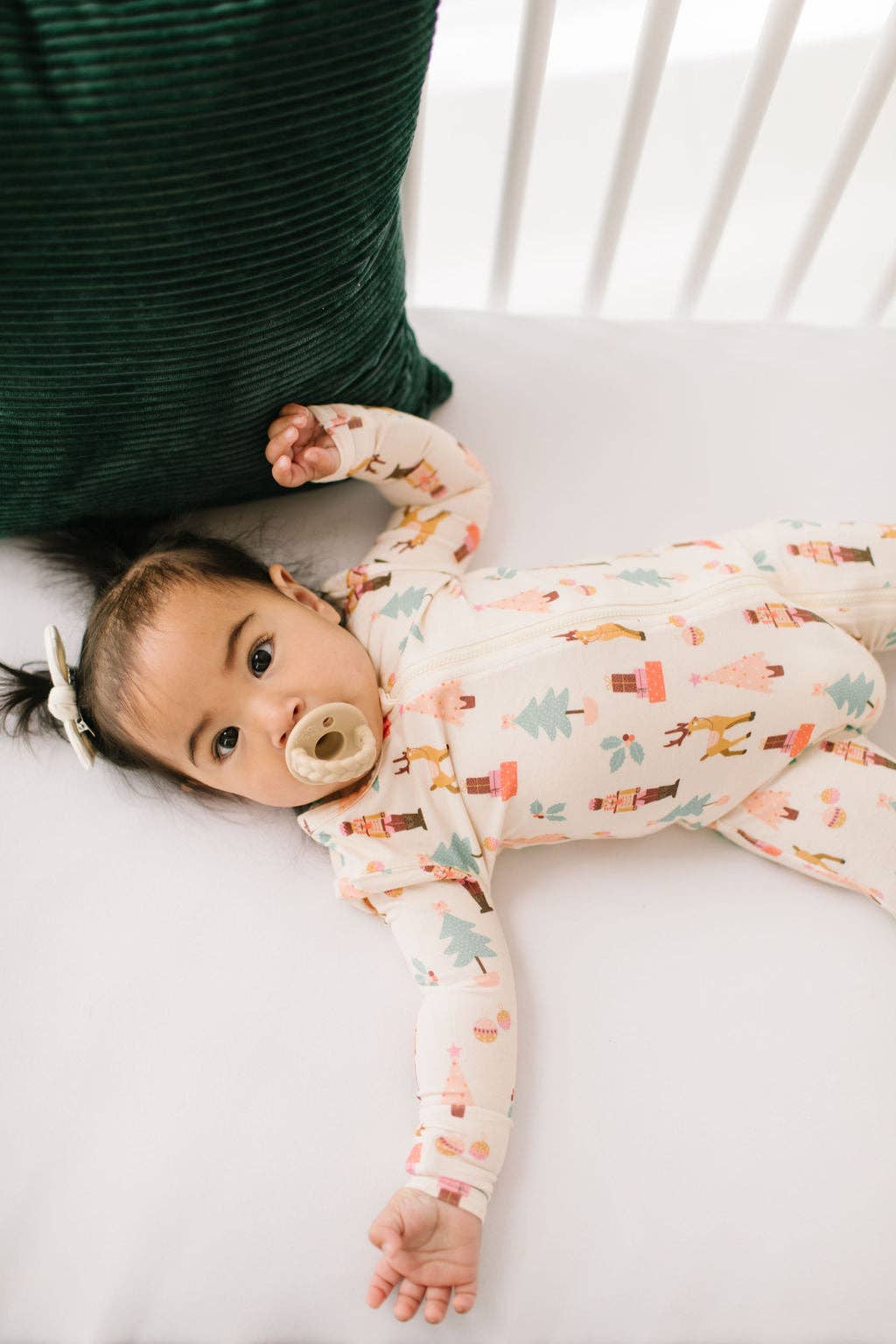 Zippy Bamboo Baby Pajama in Nutcracker | christmas