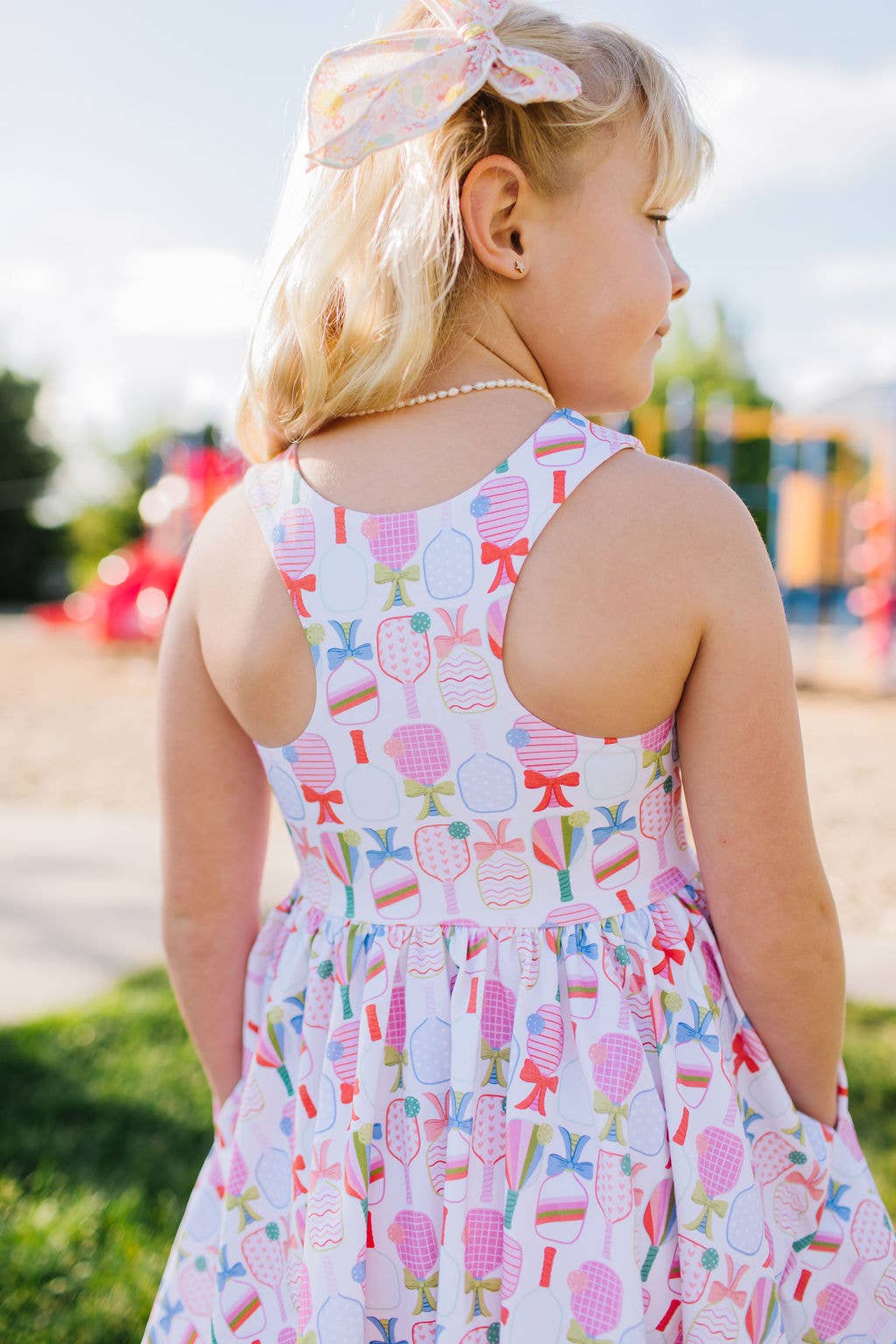 Charlotte Dress in Perfect Match | Girls Pickleball Dress