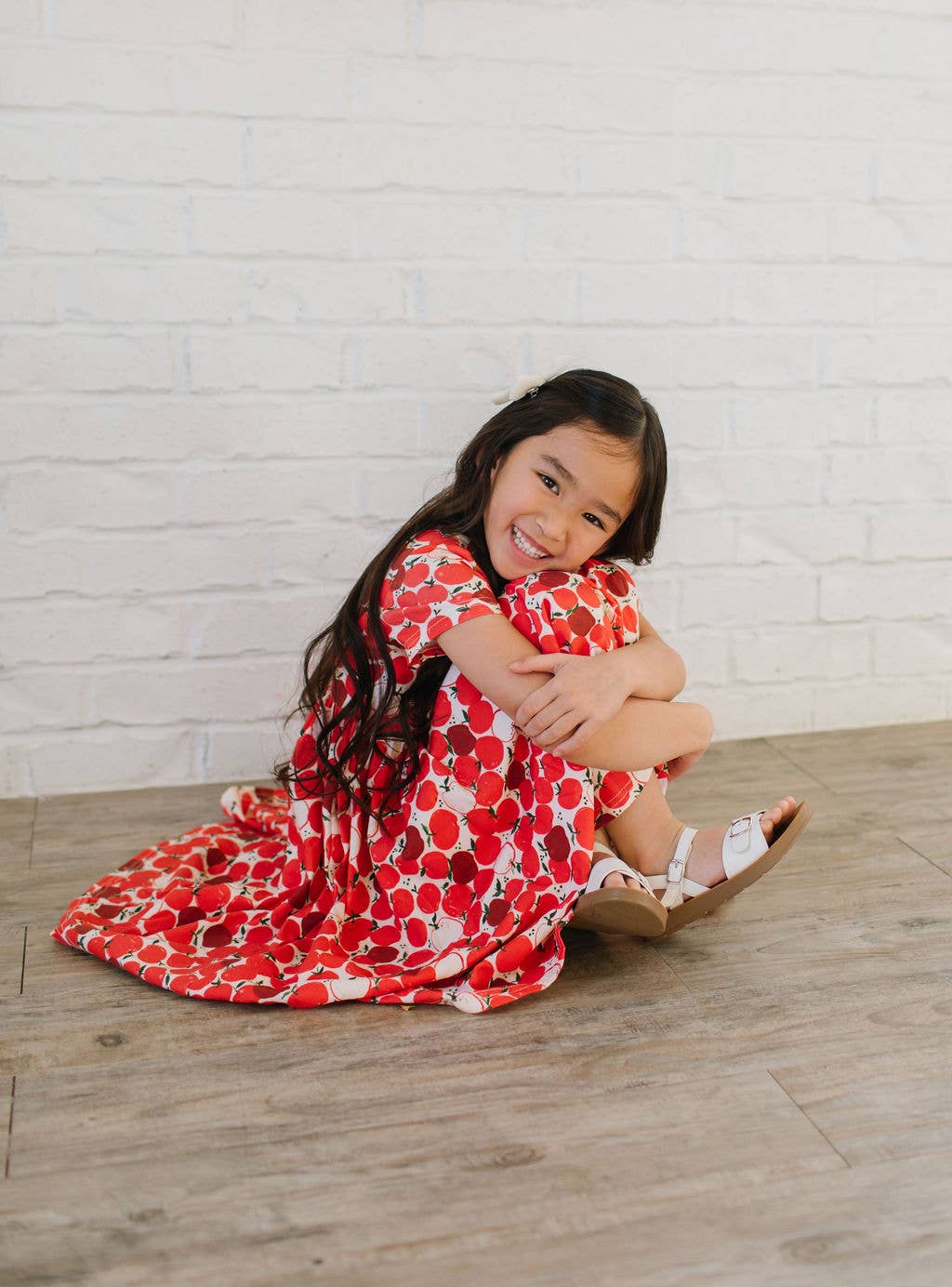 Classic Twirl Dress in Apple | Girls BACK TO SCHOOL Dress
