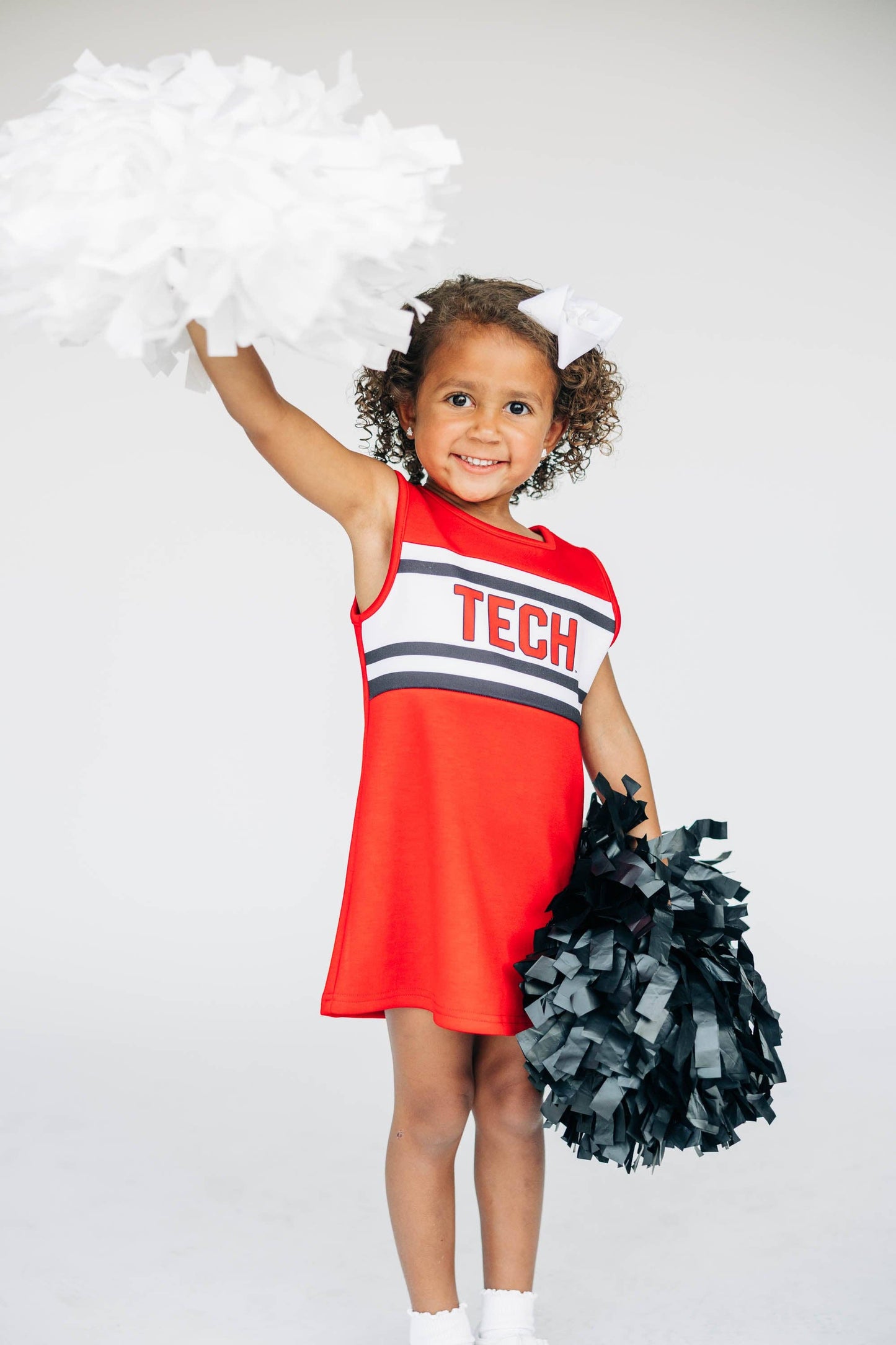 The Texas Tech | Bright Red Classic Cheer Dress