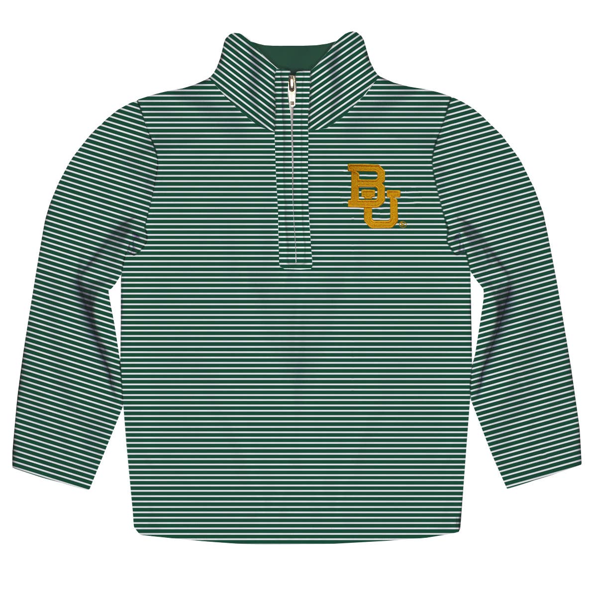 Baylor Bears Embroidered Stripes Quarter Zip Ralph