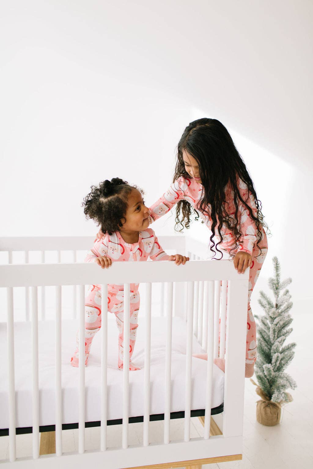 2 piece Bamboo Pajama in Santa Cocoa