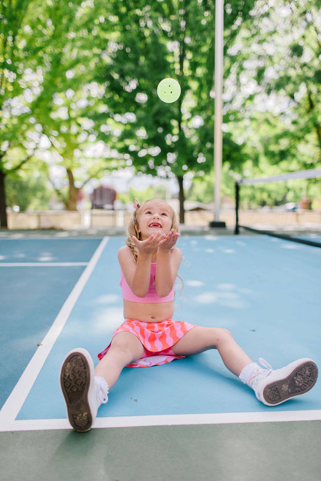 Ashlyn Athletic Set in Carnation Crinkle