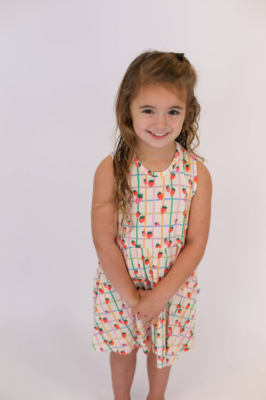 Berry Patch - Sleeveless Pocket Dress