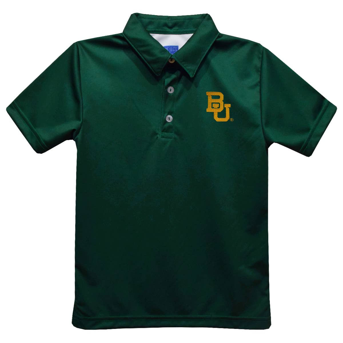 Baylor Bears Embroidered Hunter Green Polo Shirt