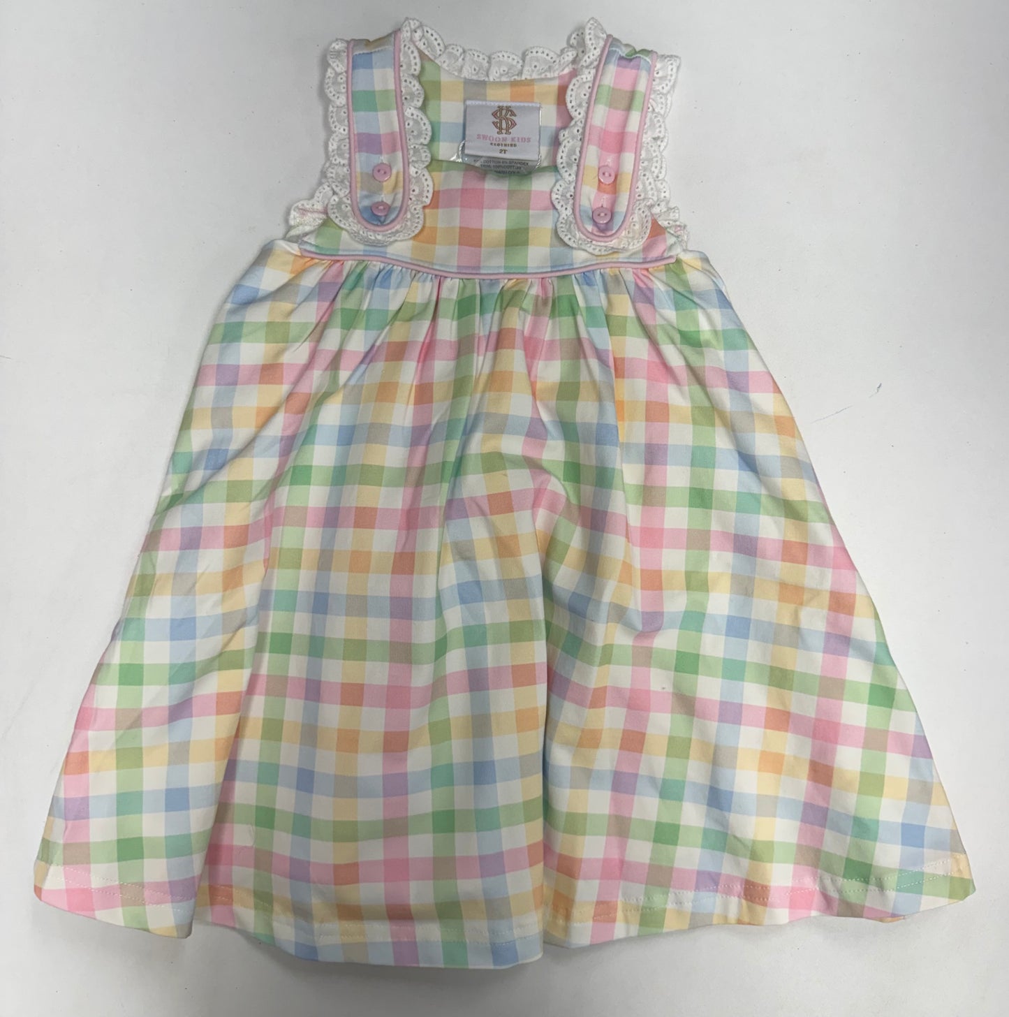 Eyelet Trim Dress